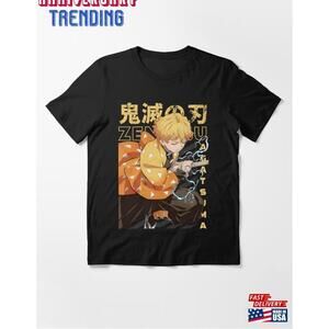 Zenitsu Agatsuma Demon Slayer Essential Tshirt Classic Unisex